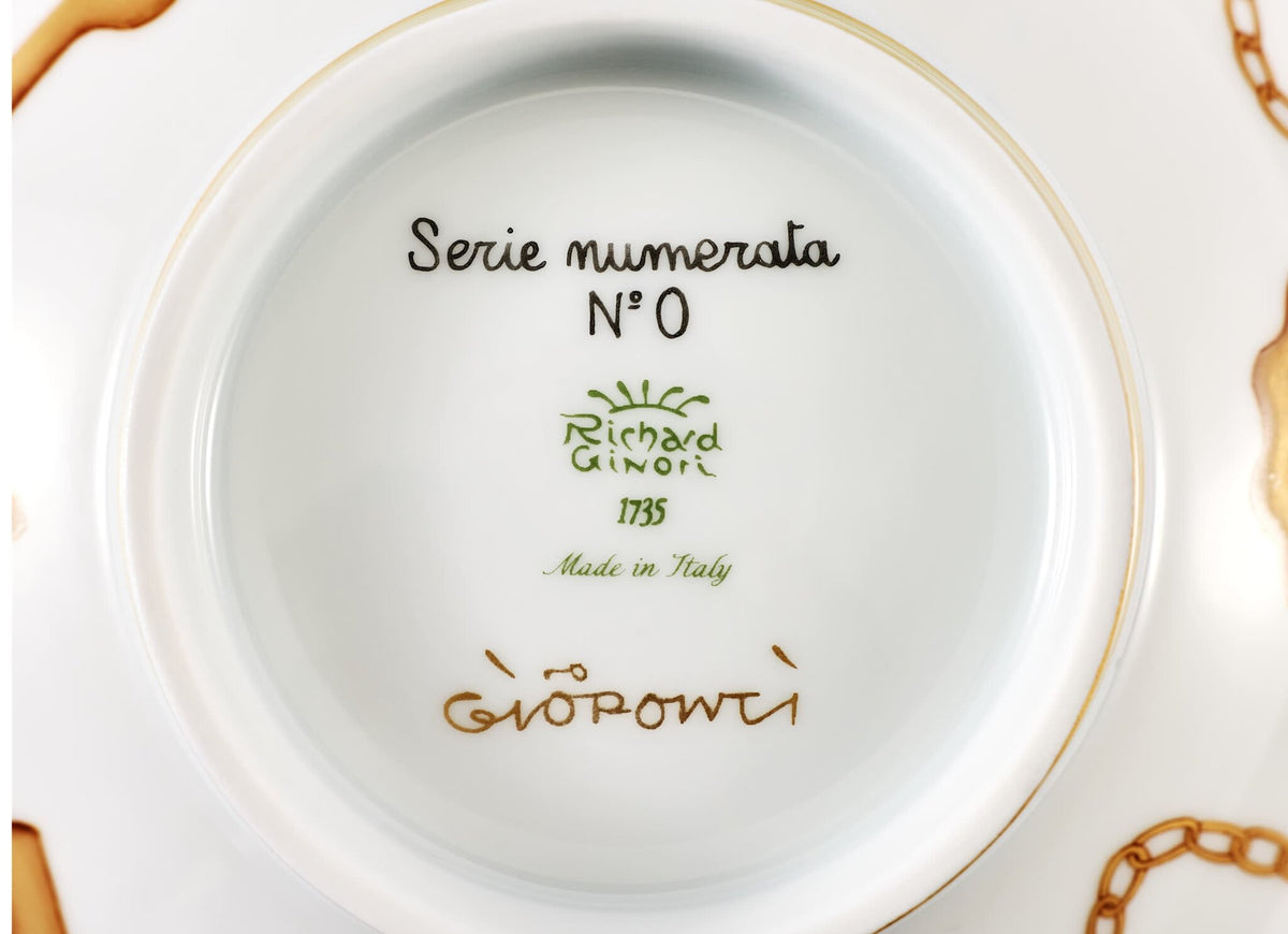 Ginori 1735 Arte di Gio Ponti Coppa Catena di Chiavi, view 5