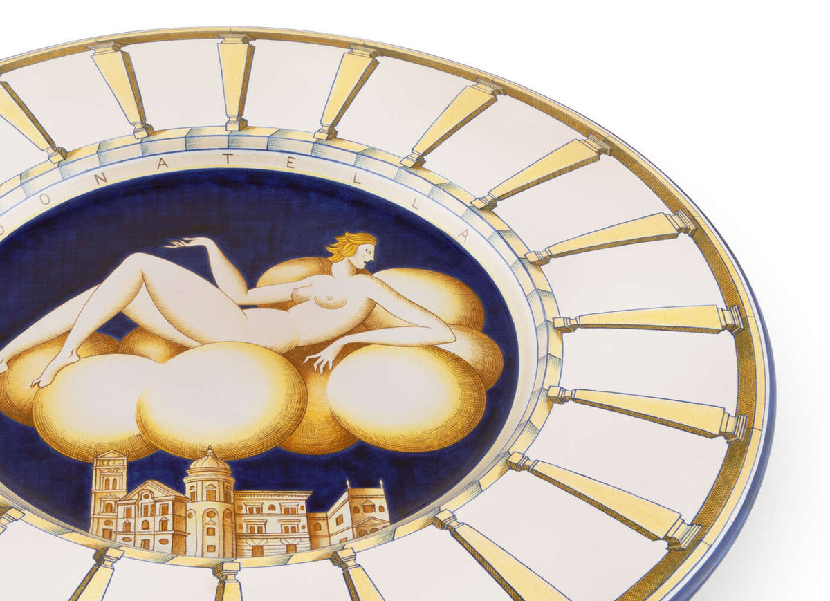 Ginori 1735 Arte di Gio Ponti Donatella Plate, Le Mie Donne, view 3