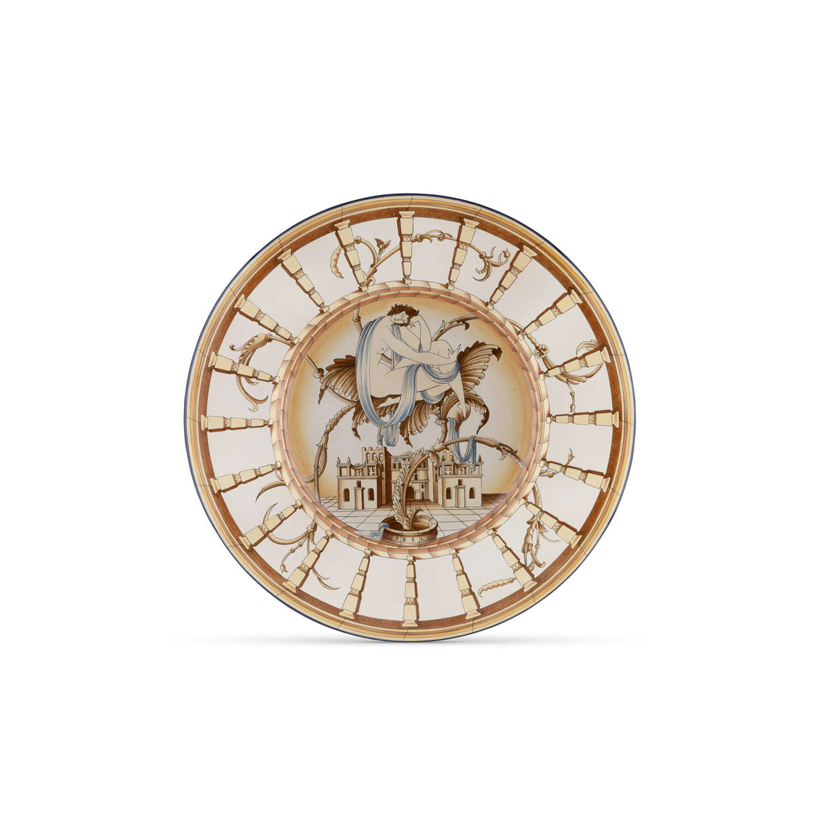 Ginori 1735 Arte di Gio Ponti Isabella Plate, Le Mie Donne White