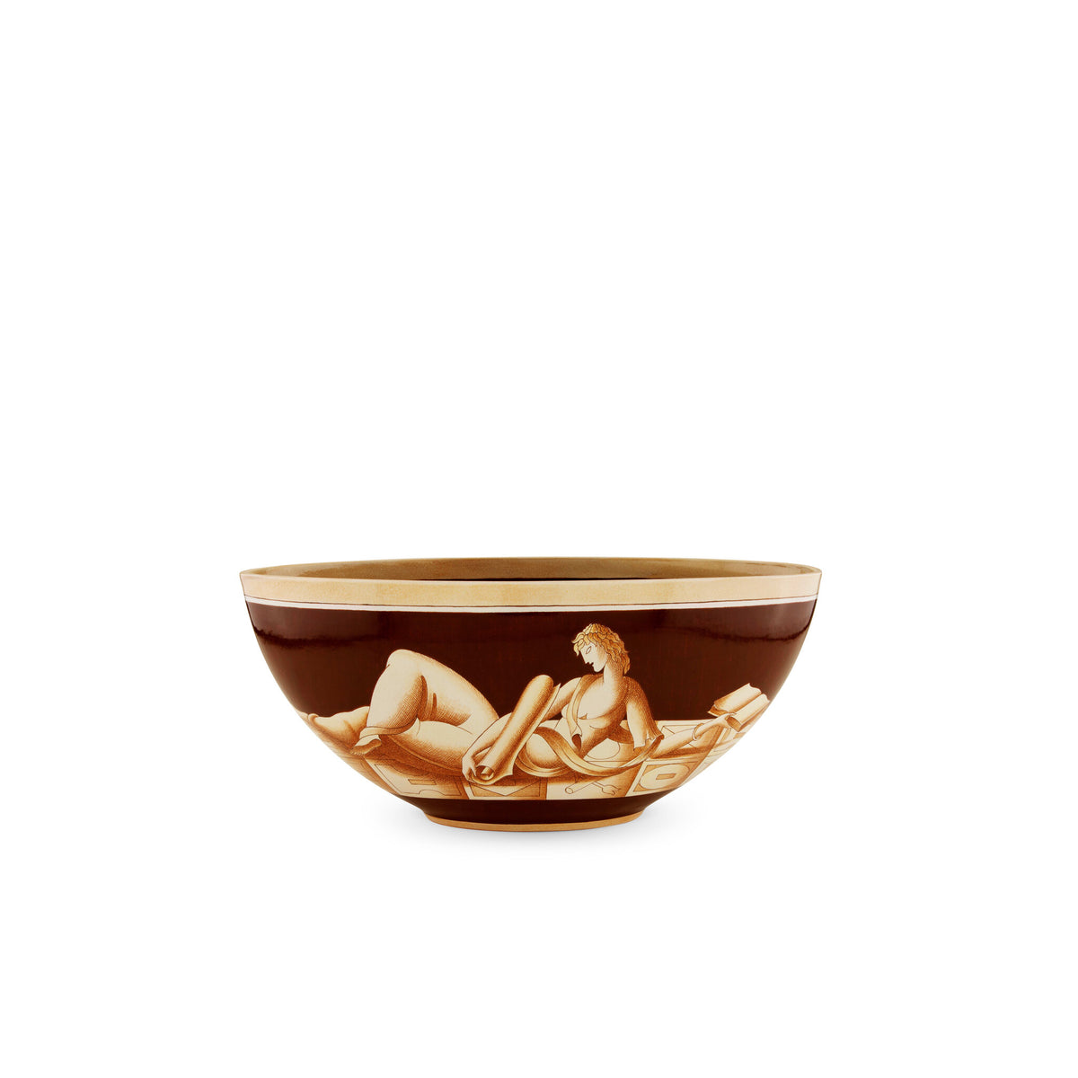 Ginori 1735 Arte di Gio Ponti La Lettura Bowl, Conversazione Classica