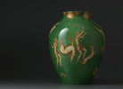 Ginori 1735 Arte di Gio Ponti La Venatoria Orcino Vase, Trasporto del Daino Green, view 2