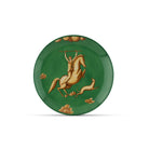 Ginori 1735 Arte di Gio Ponti La Venatoria Plate, Amazzone con Giavellotto Green