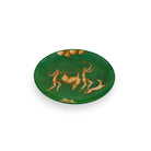 Ginori 1735 Arte di Gio Ponti La Venatoria Plate, Trasporto del Daino Green, view 2