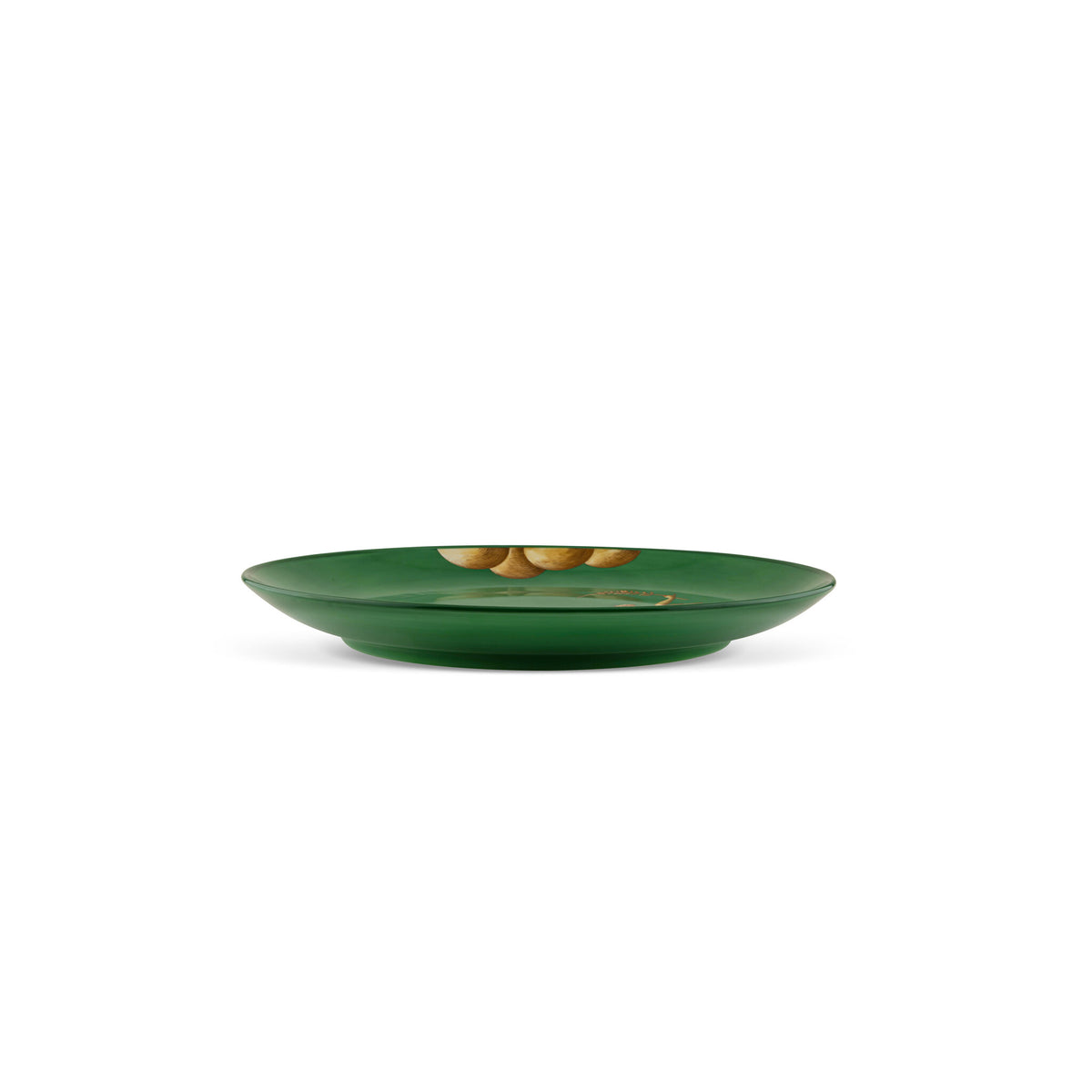 Ginori 1735 Arte di Gio Ponti La Venatoria Plate, Trasporto del Daino Green, view 4