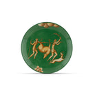 Ginori 1735 Arte di Gio Ponti La Venatoria Plate, Trasporto del Daino Green