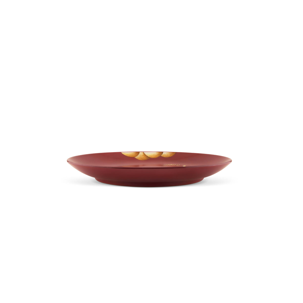 Ginori 1735 Arte di Gio Ponti La Venatoria Plate, Trasporto del Daino Red, view 4