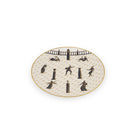 Ginori 1735 Arte di Gio Ponti Passeggiata Archeologica Plate, White, view 2