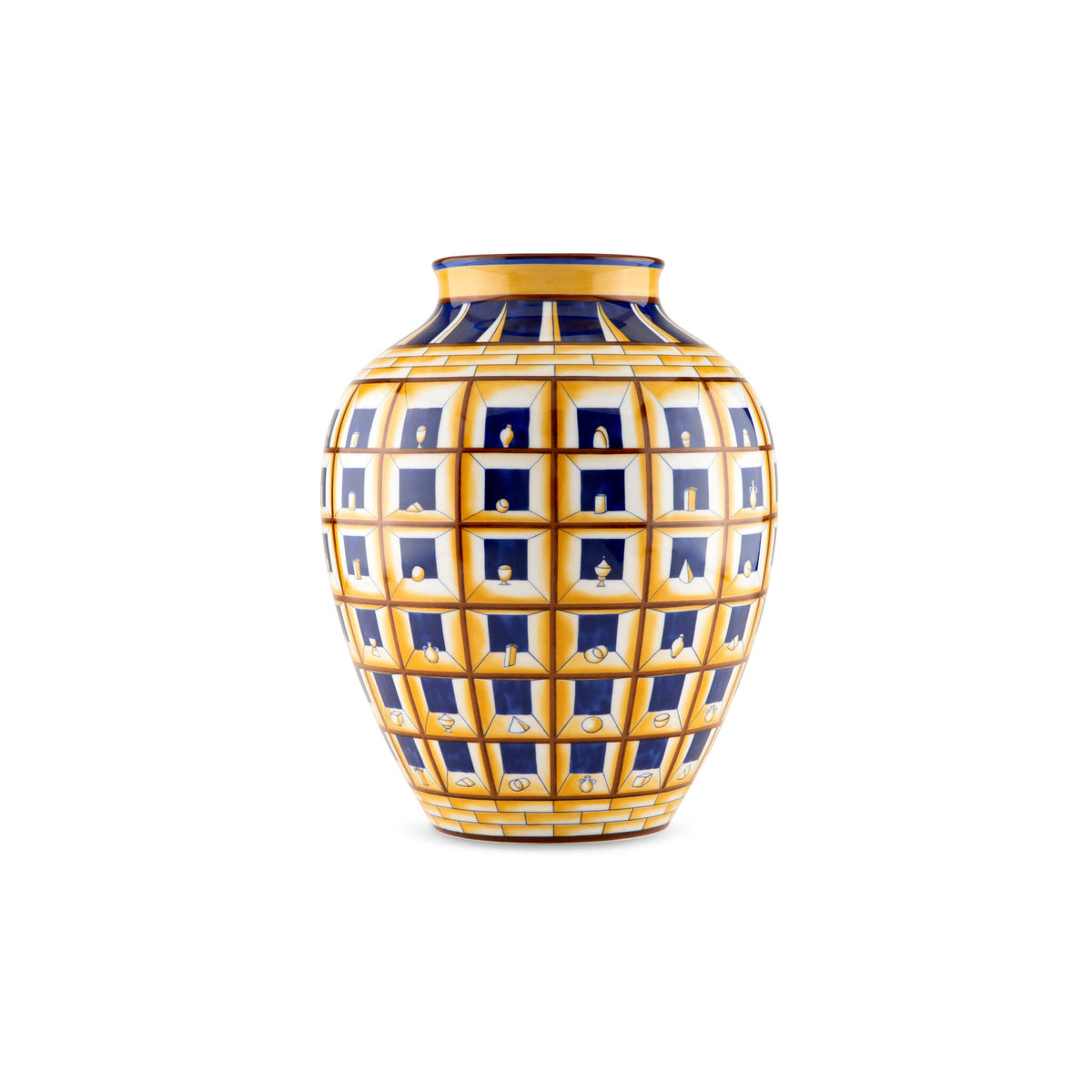 Ginori 1735 Arte di Gio Ponti Prospettica Orcino Vase