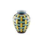 Ginori 1735 Arte di Gio Ponti Stuoia 1923 Orcino Vase, view 2