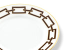 Ginori 1735 Catene Bread Plate, Ebano, view 3