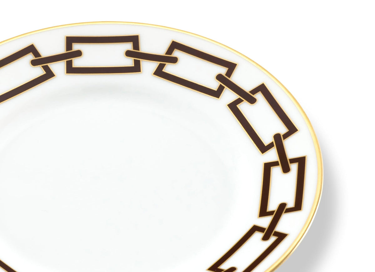 Ginori 1735 Catene Bread Plate, Ebano, view 3