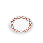 Ginori 1735 Catene Bread Plate, Scarlatto, view 2