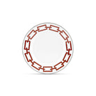 Ginori 1735 Catene Bread Plate, Scarlatto