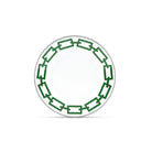 Ginori 1735 Catene Bread Plate, Smeraldo