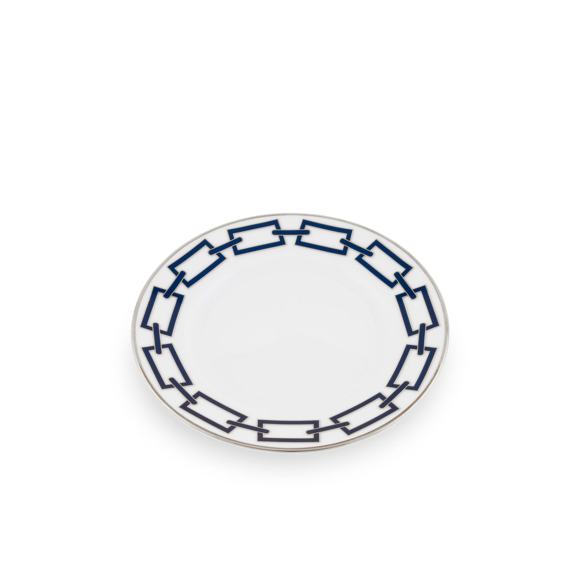 Ginori 1735 Catene Bread Plate, Zaffiro, view 2