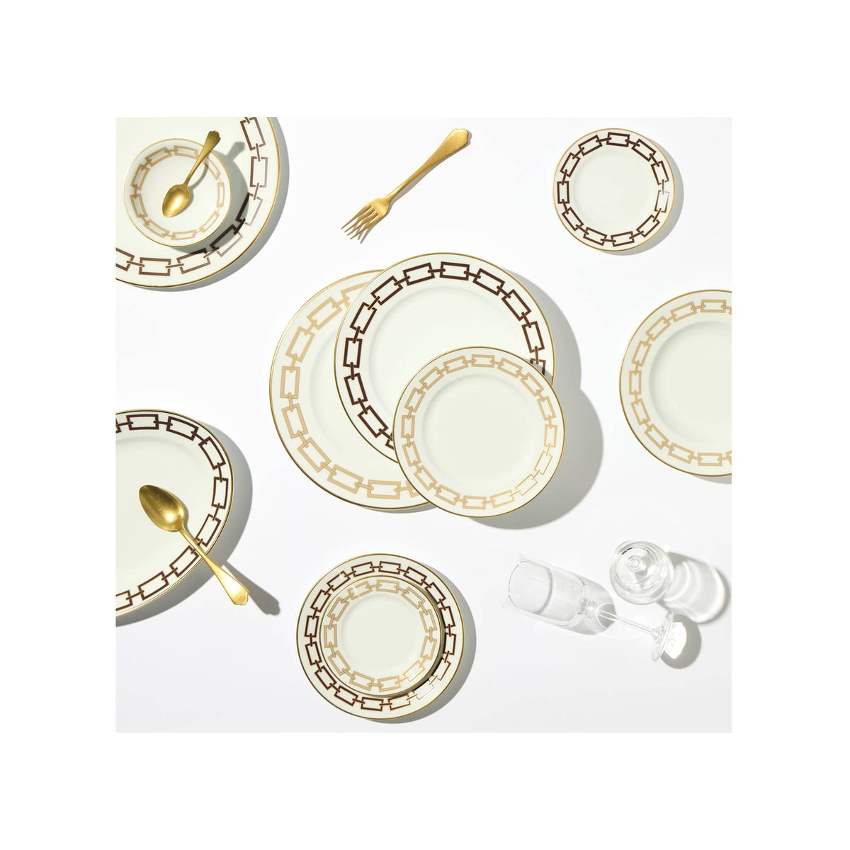 Ginori 1735 Catene Charger Plate, Cachemire, view 6