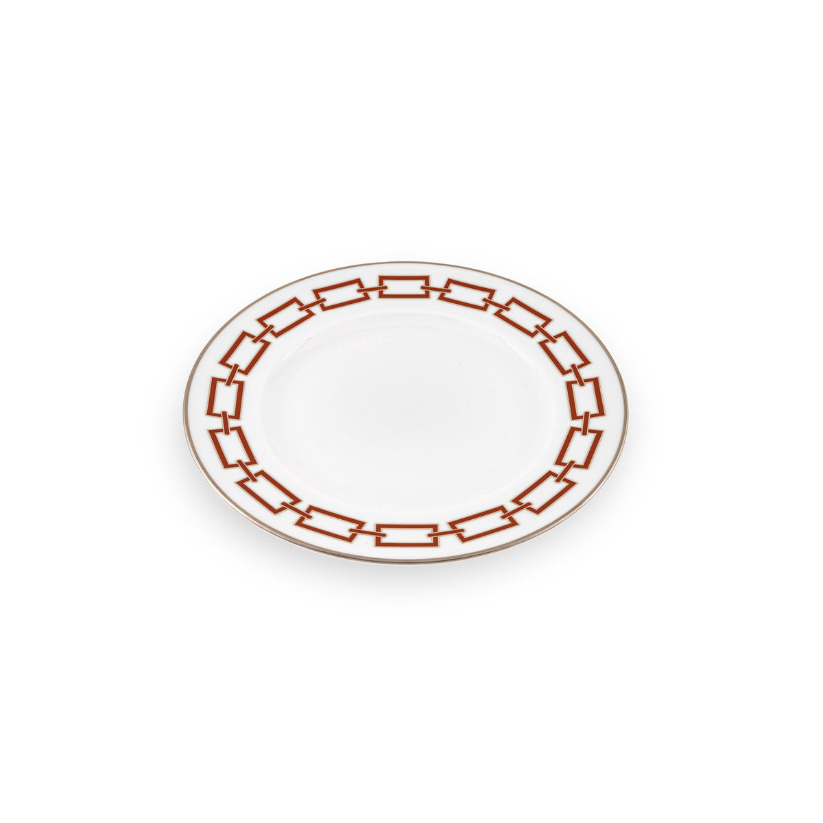 Ginori 1735 Catene Charger Plate, Scarlatto, view 2