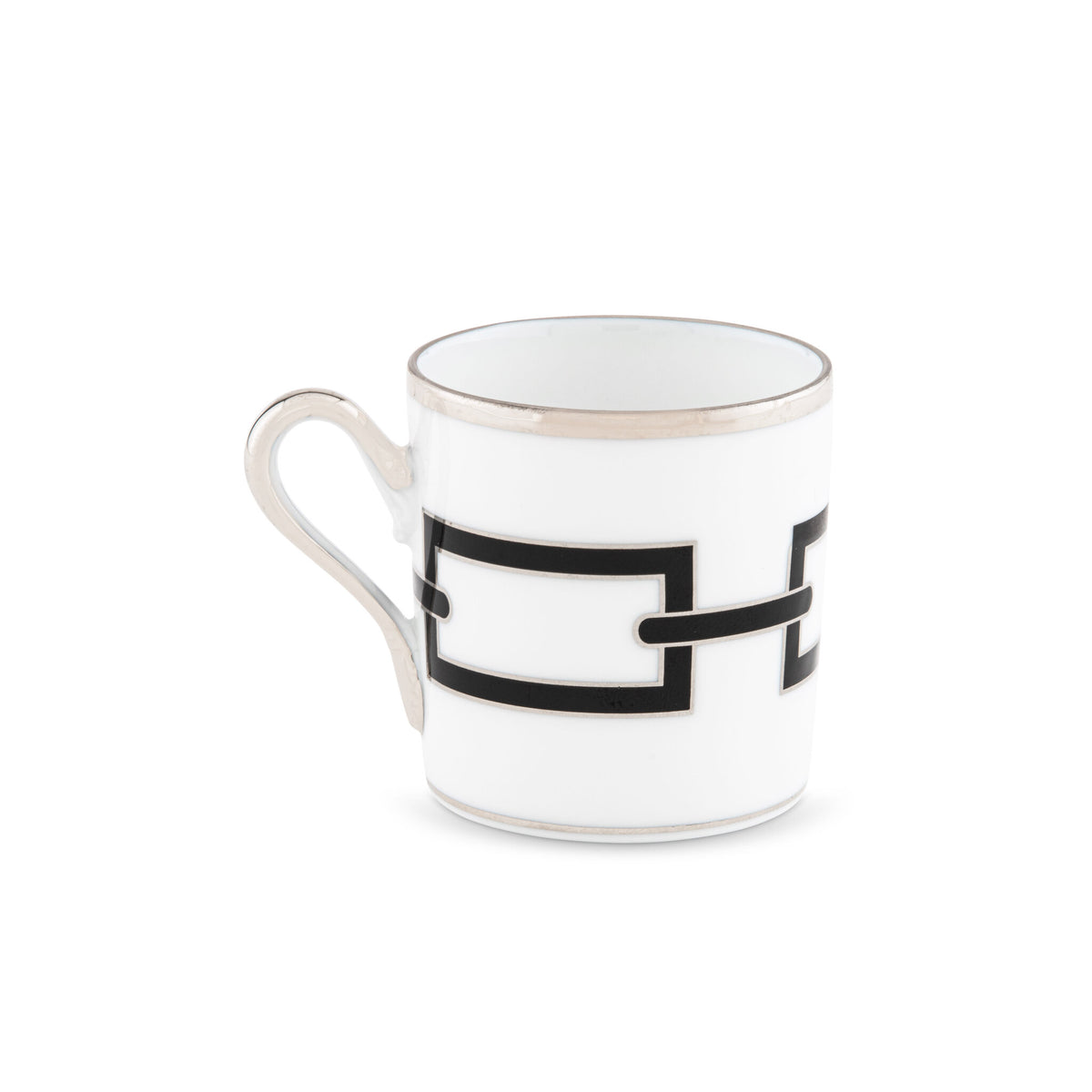 Ginori 1735 Catene Espresso Cup, Black, view 2