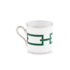 Ginori 1735 Catene Espresso Cup, Smeraldo, view 2
