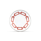 Ginori 1735 Catene Espresso Saucer, Scarlatto