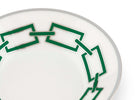 Ginori 1735 Catene Espresso Saucer, Smeraldo, view 3