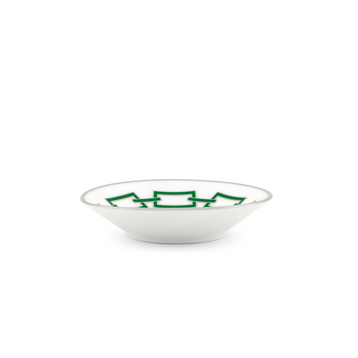 Ginori 1735 Catene Espresso Saucer, Smeraldo, view 4