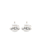Ginori 1735 Catene Espresso Set for Two, Black