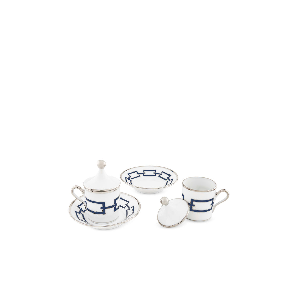 Ginori 1735 Catene Espresso Set for Two, Zaffiro, view 2