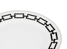 Ginori 1735 Catene Flat Plate, Black, view 3