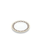 Ginori 1735 Catene Flat Plate, Ebano, view 2