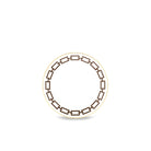 Ginori 1735 Catene Flat Plate, Ebano