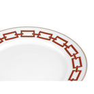 Ginori 1735 Catene Flat Plate, Scarlatto, view 3