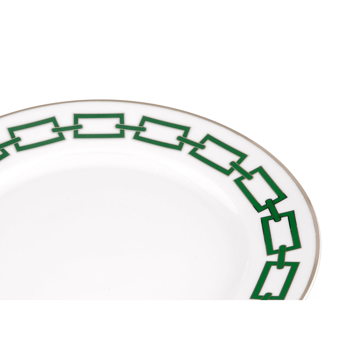 Ginori 1735 Catene Flat Plate, Smeraldo, view 3