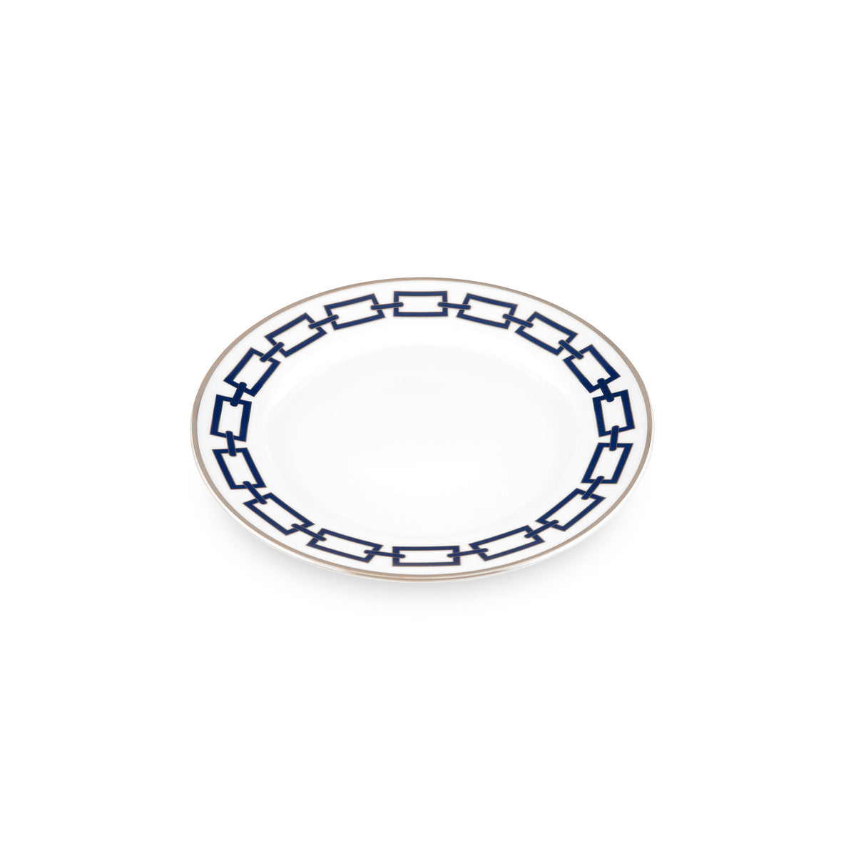 Ginori 1735 Catene Flat Plate, Zaffiro, view 2