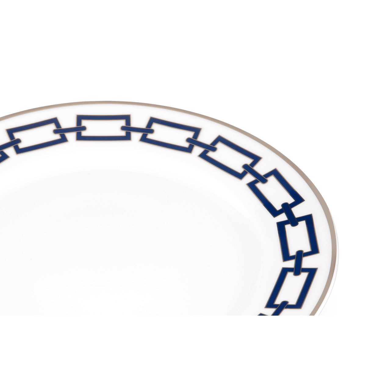 Ginori 1735 Catene Flat Plate, Zaffiro, view 3