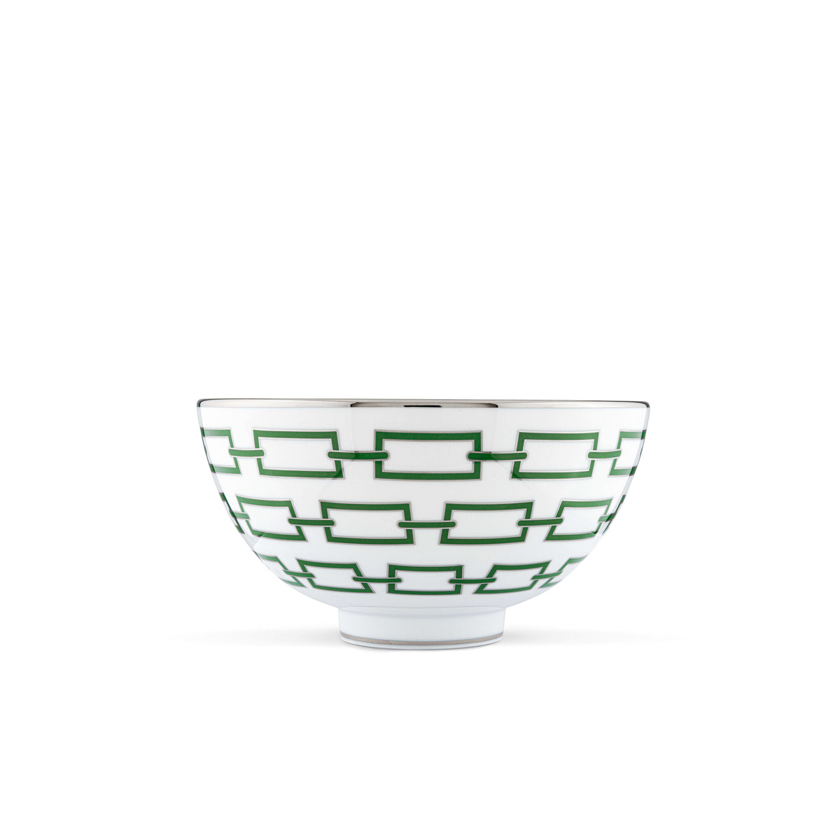 Ginori 1735 Catene Gio Ponti Bowl, Smeraldo, view 3