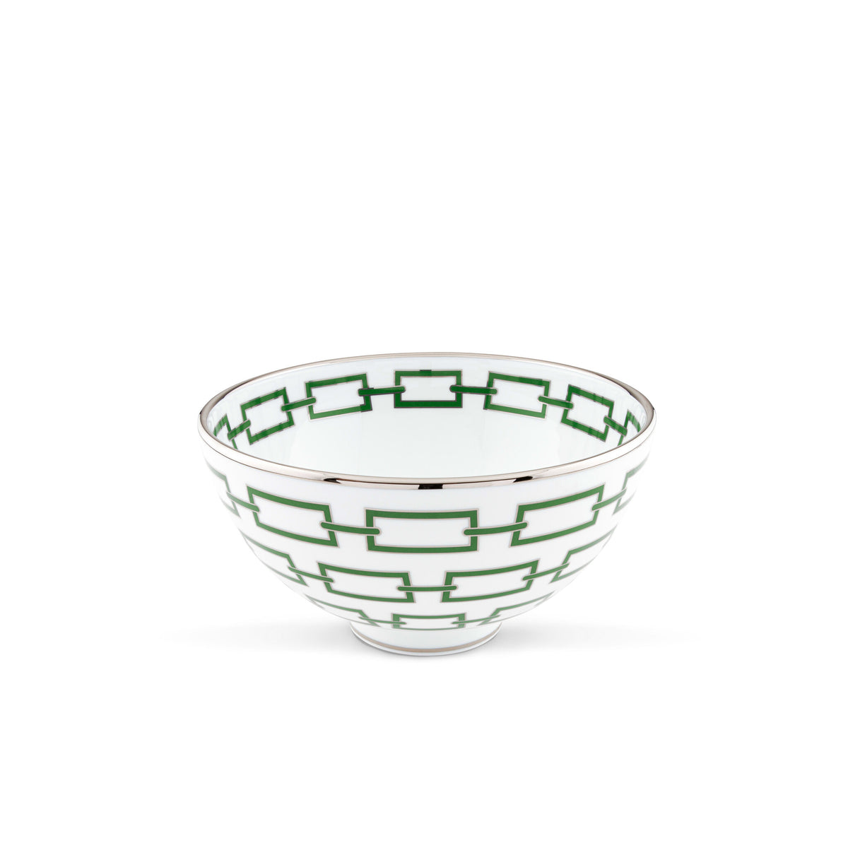 Ginori 1735 Catene Gio Ponti Bowl, Smeraldo