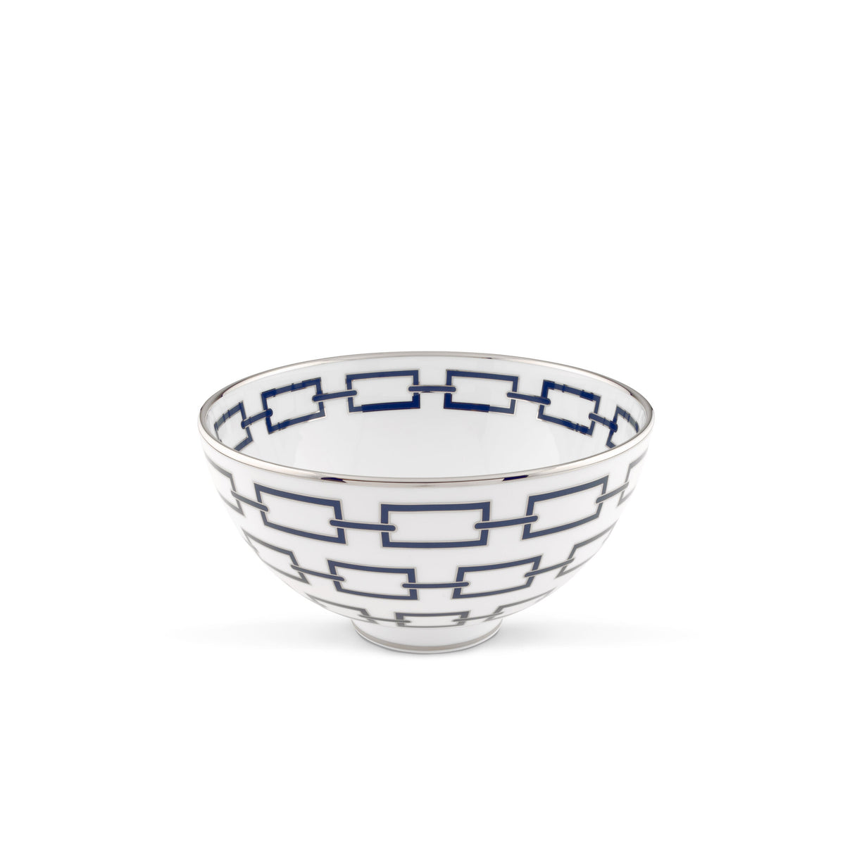 Ginori 1735 Catene Gio Ponti Bowl, Zaffiro