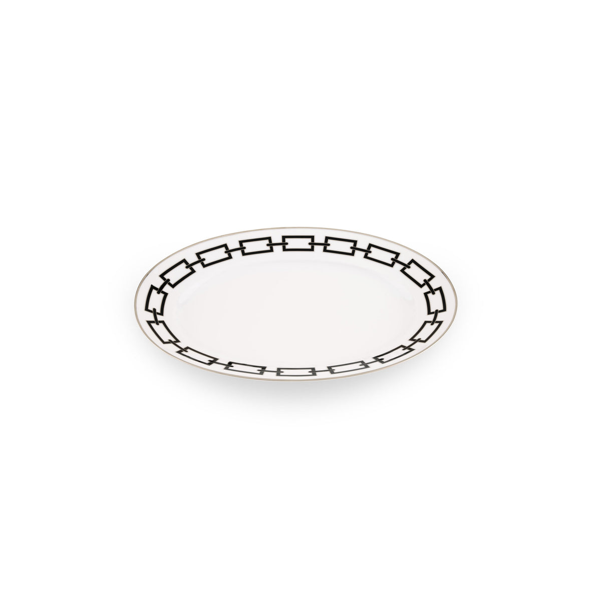 Ginori 1735 Catene Large Oval Platter, Black, view 2