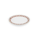 Ginori 1735 Catene Large Oval Platter, Scarlatto, view 2