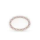 Ginori 1735 Catene Large Oval Platter, Scarlatto