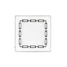 Ginori 1735 Catene Large Square Change Tray, Black