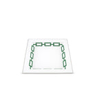 Ginori 1735 Catene Large Square Change Tray, Smeraldo, view 2