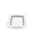 Ginori 1735 Catene Large Square Change Tray, Zaffiro, view 2