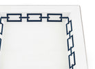 Ginori 1735 Catene Large Square Change Tray, Zaffiro, view 3