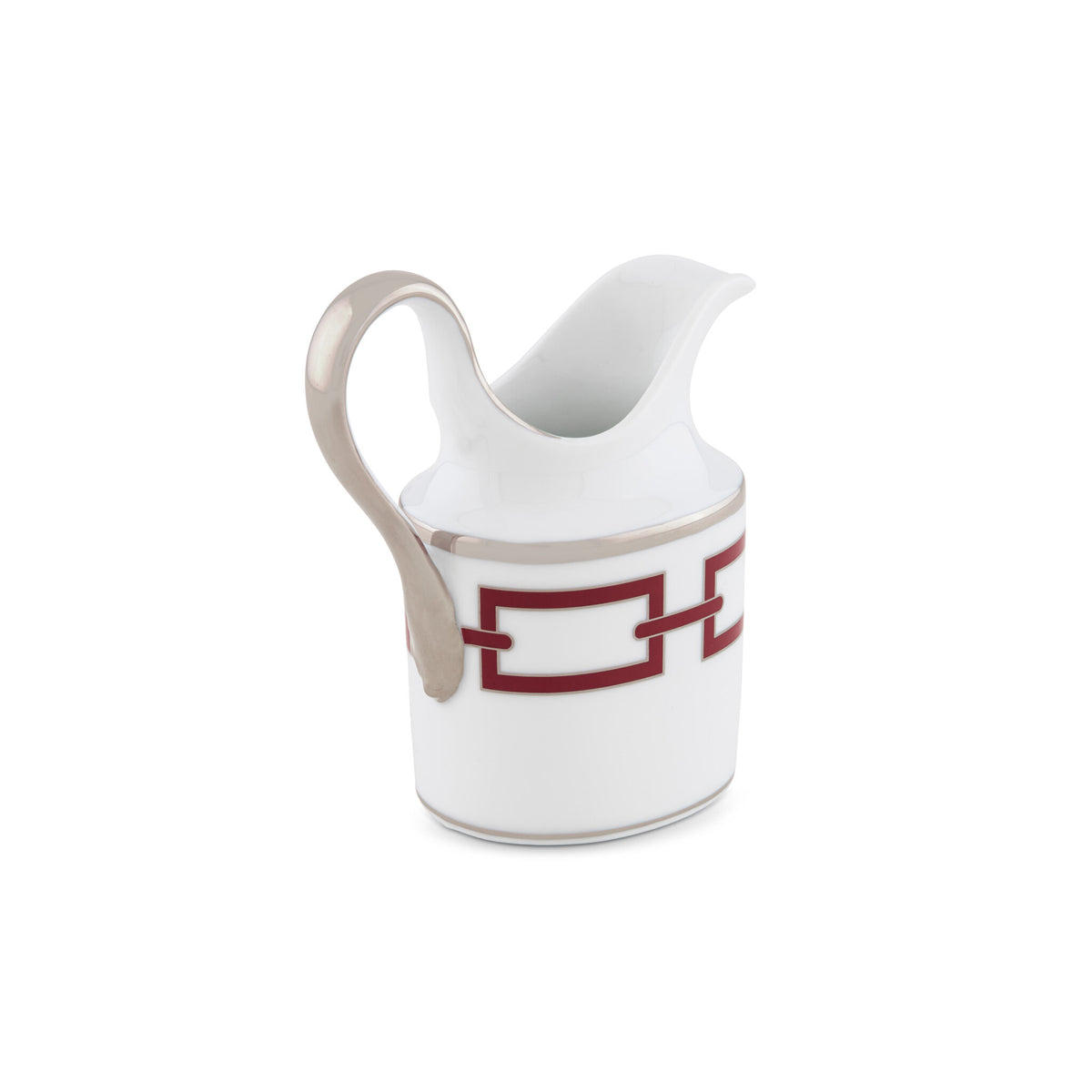 Ginori 1735 Catene Milk Pitcher, Scarlatto, view 2