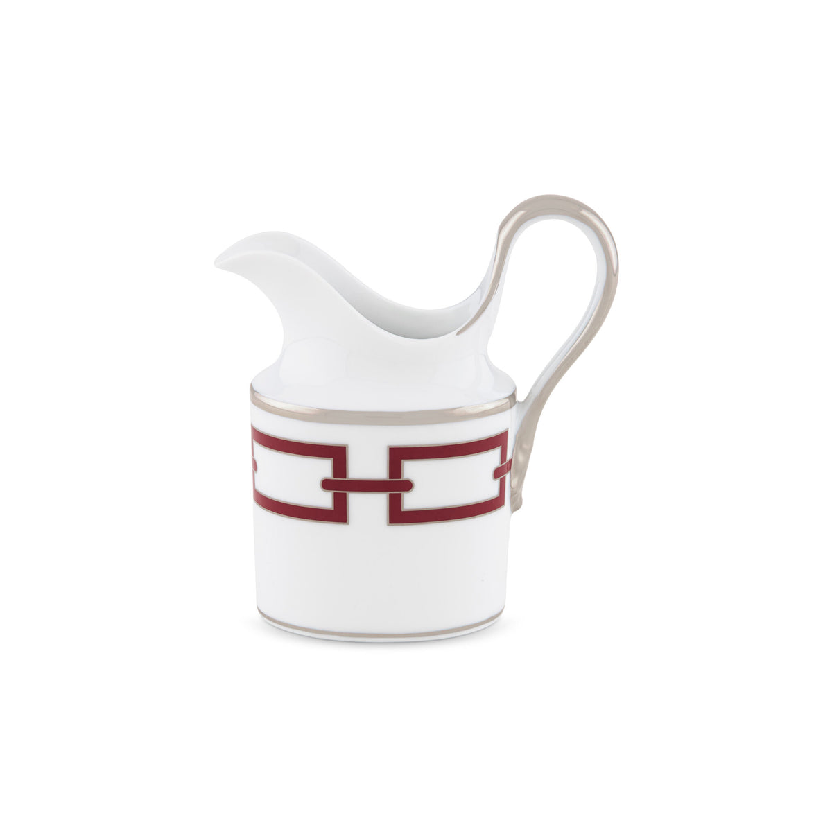 Ginori 1735 Catene Milk Pitcher, Scarlatto
