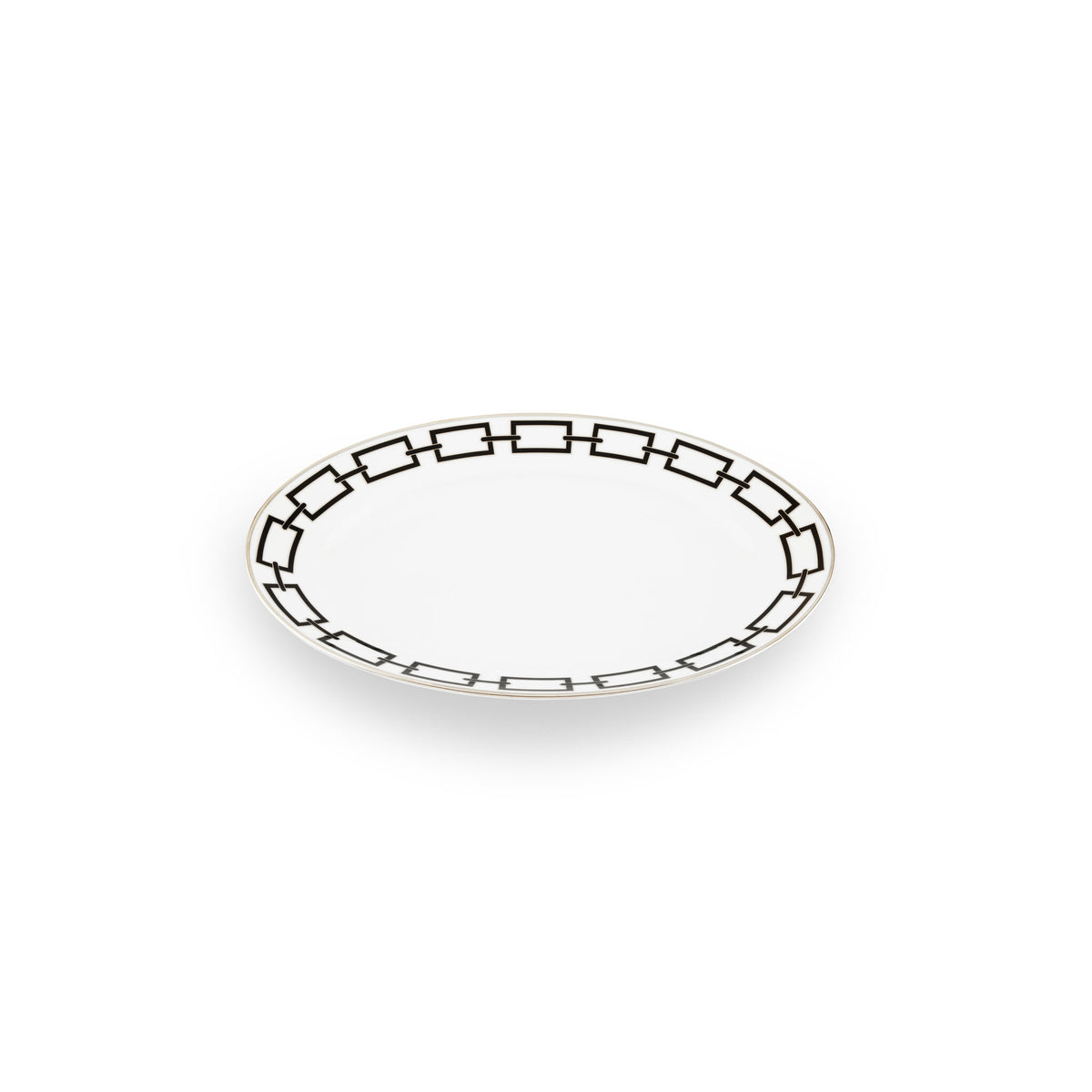 Ginori 1735 Catene Oval Platter, Black, view 2
