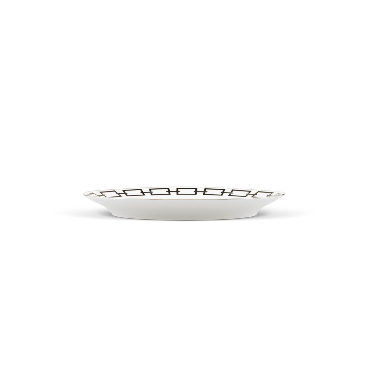 Ginori 1735 Catene Oval Platter, Black, view 4