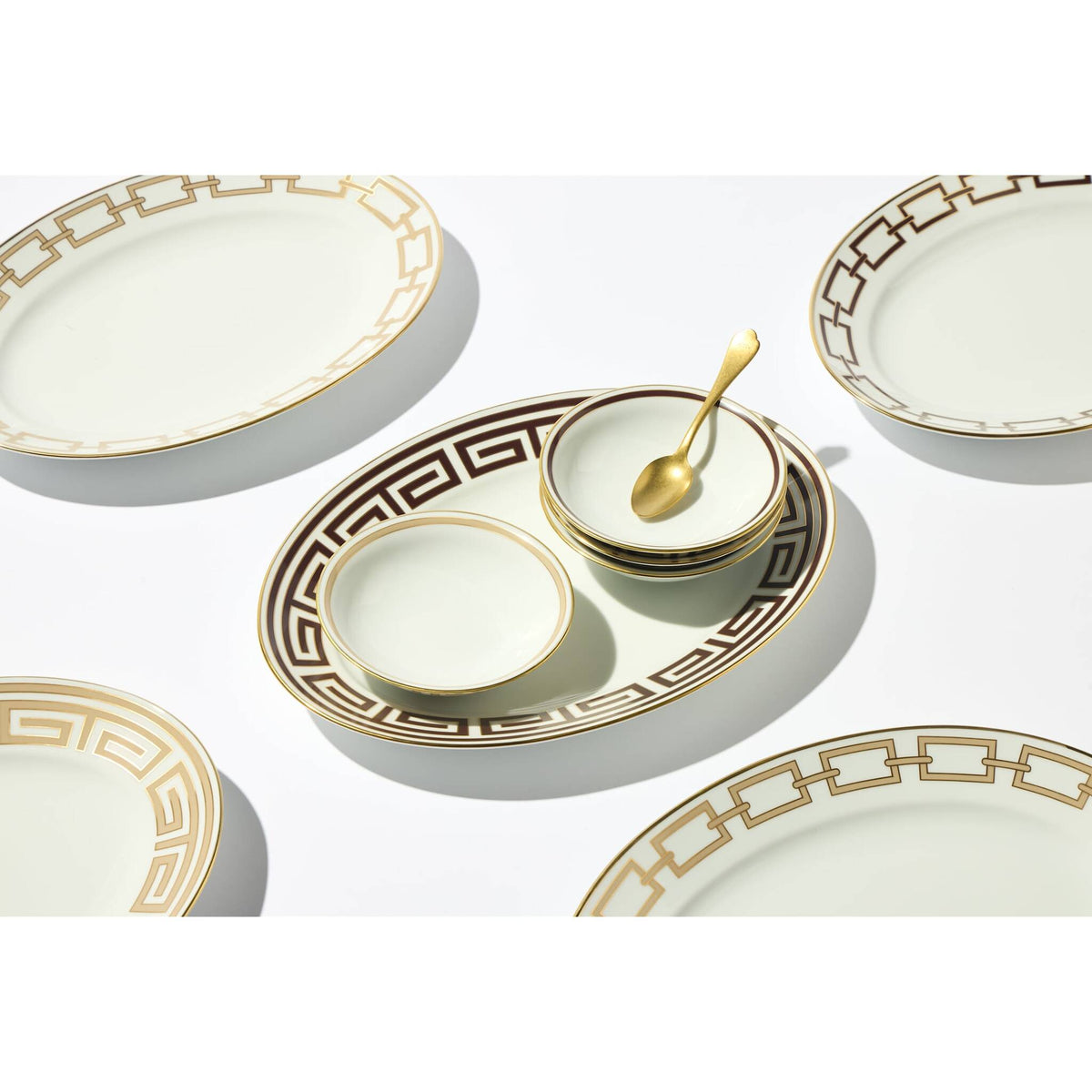 Ginori 1735 Catene Oval Platter, Ebano, view 7